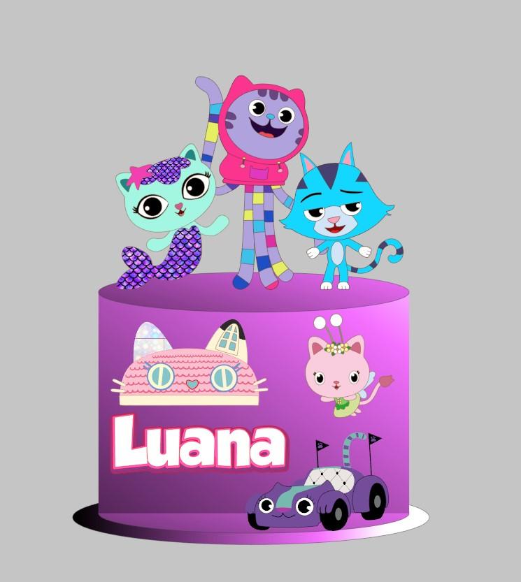 Arquivo de corte Topo de Bolo casa magica da gabby