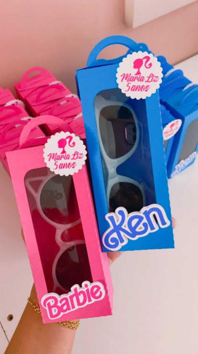 Arquivo de Corte caixa para óculos Barbie e ken