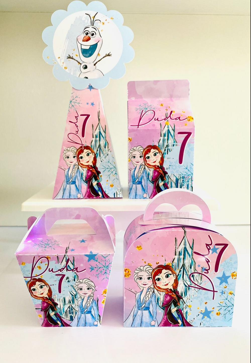 Arquivo de Corte Kit Festa frozen aquarela