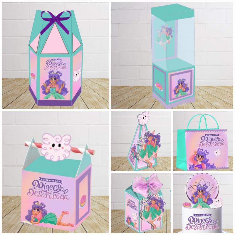 Arquivo de Corte Kit o Diário de Uma Princesa Desastrada