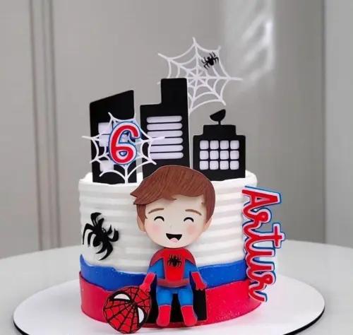 Arquivo de Corte topo homem aranha menino