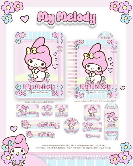 Arquivo Digital Kit Etiquetas Melody