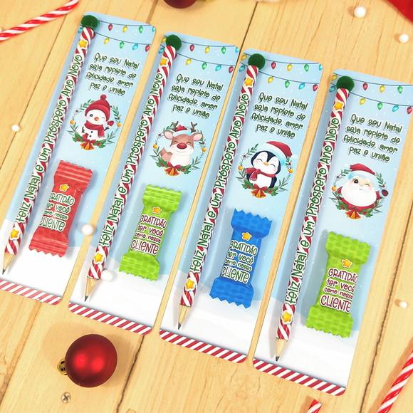 Arquivo de Corte Card Lapis Natal