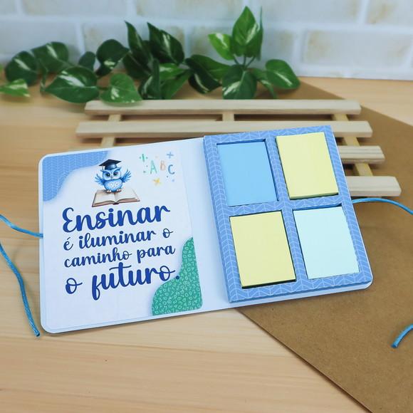 Arquivo de Corte Caixa para Post It Dia dos Professores
