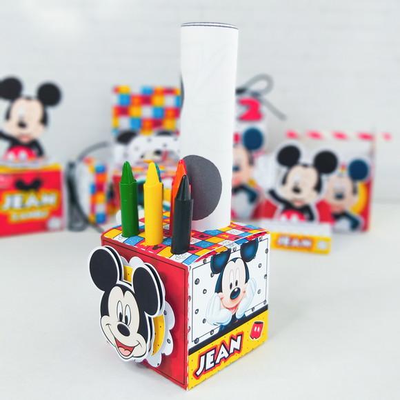 Arquivo de Corte Caixa Mickey Pintura