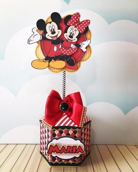 Arquivo de Corte Centro de Mesa Minnie