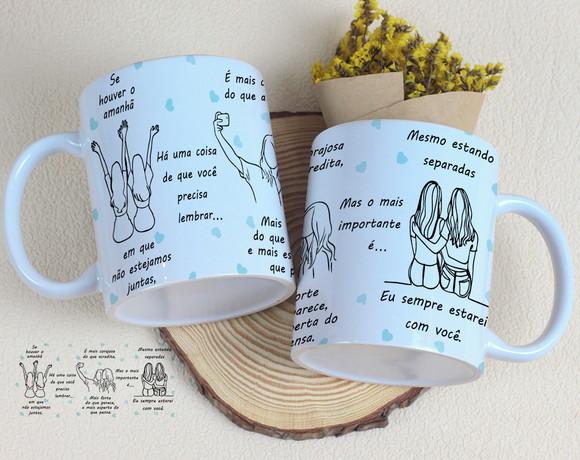 Arquivos Digitais Arte Caneca Amigas