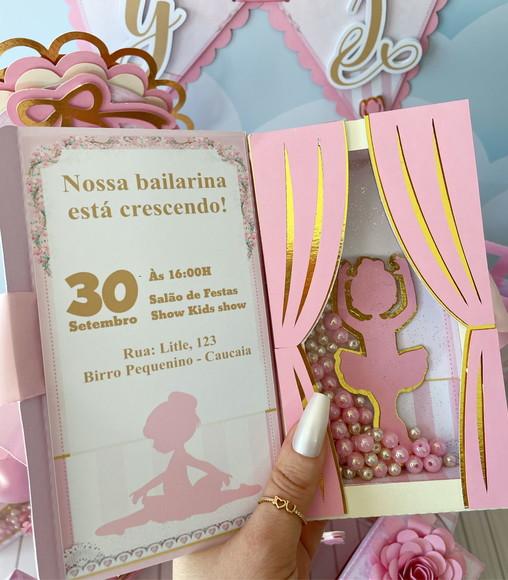 Arquivos de Corte Convite Bailarina