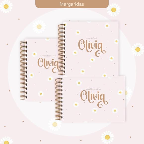 Arquivo de Corte Combo Encadernação Flores Margaridas