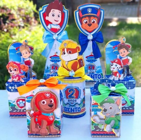 Arquivo de Corte Kit Caixas Patrulha Canina