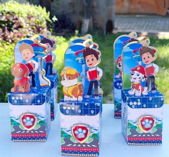 Arquivo de Corte Caixa Vitrine Patrulha Canina