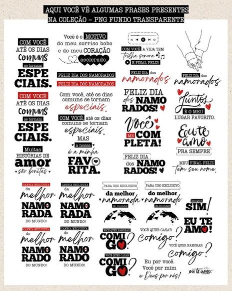 Arquivo de Corte Frases Dia dos Namorados