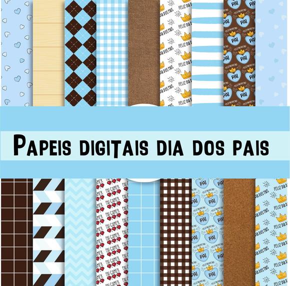 Arquivos Digitais Papeis e Elementos Dia dos Pais