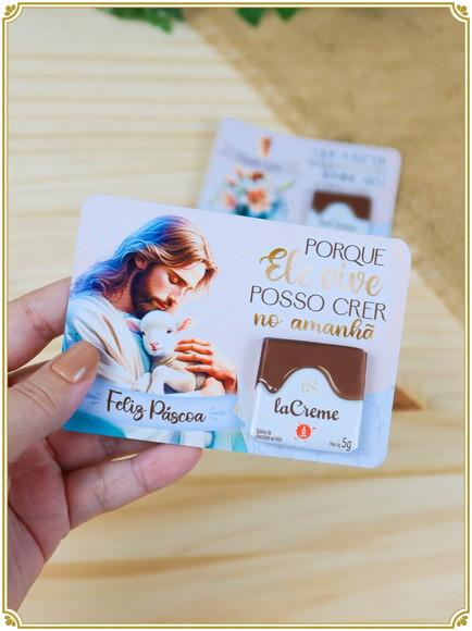 Arquivo de Corte Cartão Ele Vive Pascoa