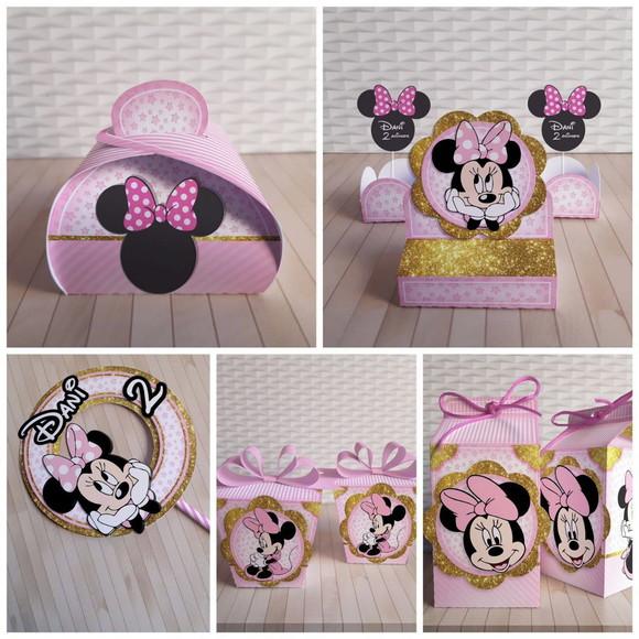 Arquivos de Corte Minnie Rosa