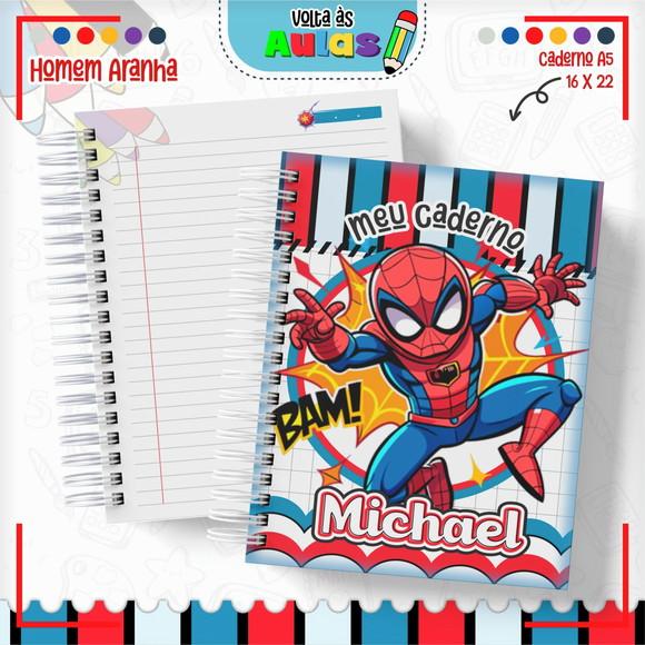 Arquivo Digital Etiquetas Homem Aranha