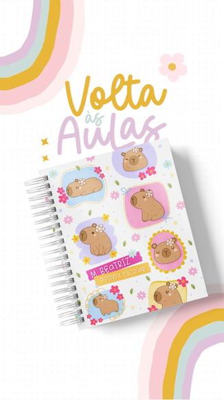 Arquivo Digital Combo Caderno Capivara