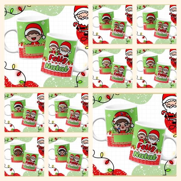 Arquivo de Corte Combo Canecas Natal