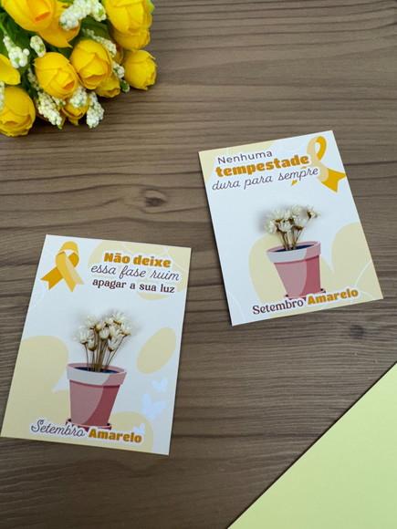 Arquivo de Corte Cartão Setembro Amarelo