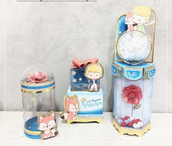 Arquivo de Corte Pequeno Príncipe Vitrine