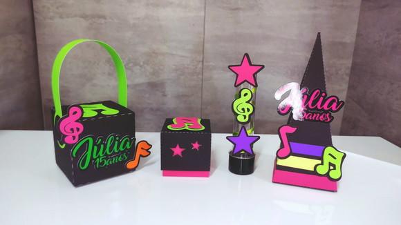 Arquivo Corte Caixas Neon
