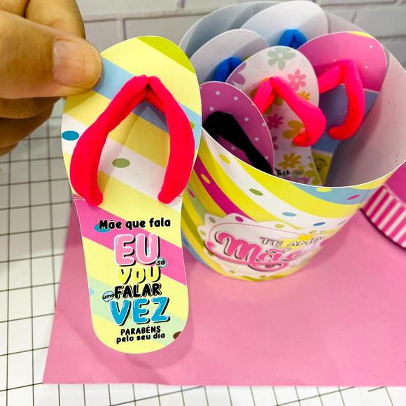 Arquivo de Corte Chinelo Dia das Mães