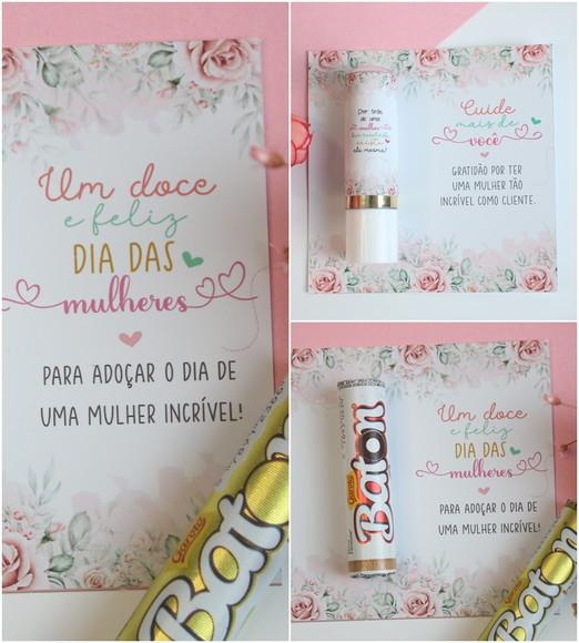 Arquivo Corte Card Batom Dia das Mulheres