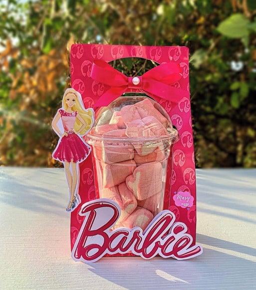 Arquivo de Corte Caixa Copo Bolha Barbie