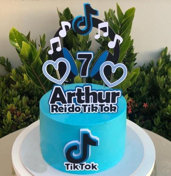 Arquivo de Corte Topo de Bolo Tiktok 01