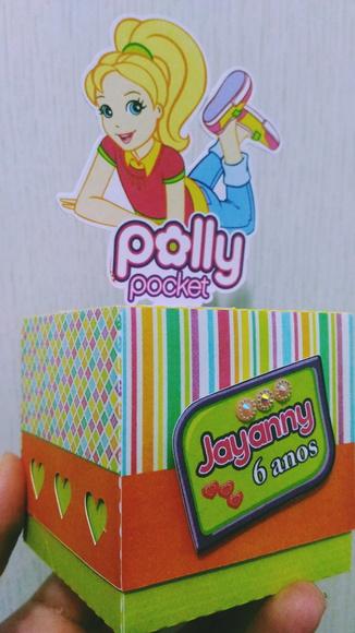 Arquivos de Corte Caixa Cubo Polly Pocket