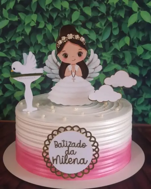 Arquivo Topo de Bolo Anjinha Batismo