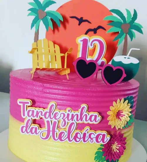 Arquivo de Corte Topo de bolo Tardezinha