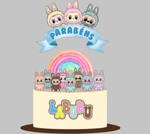 Arquivo Corte Topo labubu