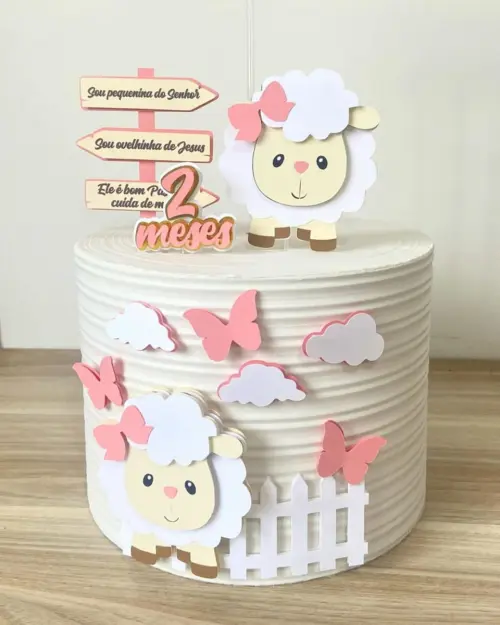 Arquivo de Corte Topo Ovelhinha Menina