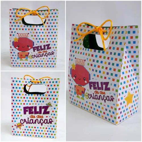 Arquivo de corte sacolinha dia das crianças