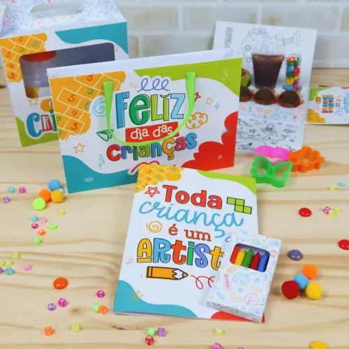 Arquivo de Corte Sacola Dia das Crianças