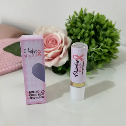 Arquivo de corte caixa batom outubro rosa