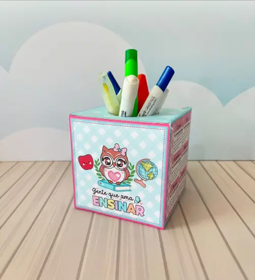 Arquivo de Corte caixinha Dia dos Professores