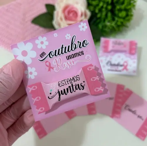 Arquivo de corte balinha outubro rosa