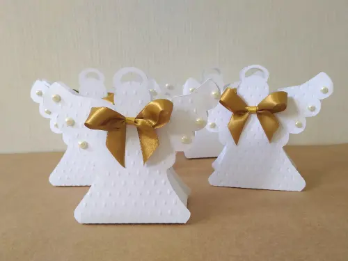 Arquivo de corte caixa anjinho branco