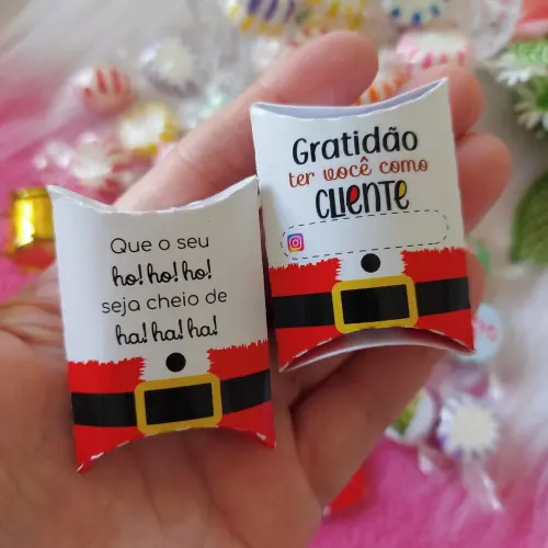 Arquivo de Corte Caixa Mini Bombom Natal