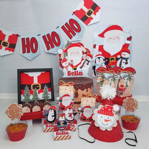 Arquivo de Corte kit Natal hoh ho ho