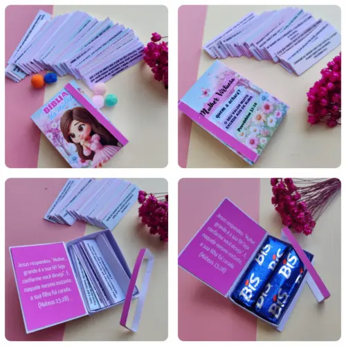 Arquivo Mini Biblia da Mulheres com Versículos