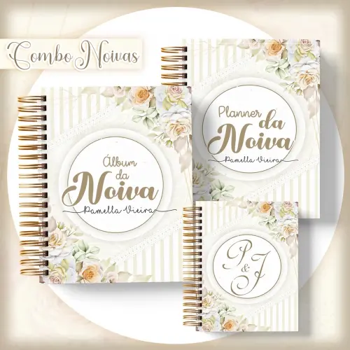 Arquivo Digital Planner da Noiva floral