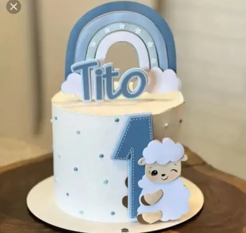 Arquivo de Corte Topo Ovelhinha 1 ano