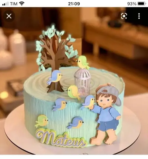 Arquivo de Corte topo menino com passaros