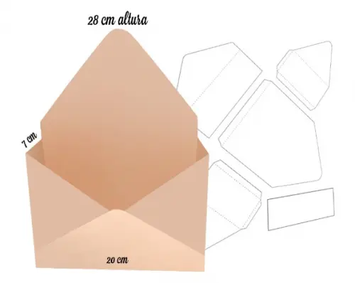 Arquivo de Corte caixa  envelope