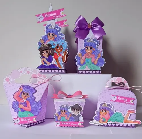Arquivo de Corte Kit o Diário de Uma Princesa Desastrada