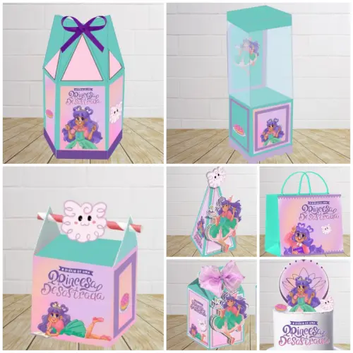 Arquivo de Corte Kit o Diário de Uma Princesa Desastrada