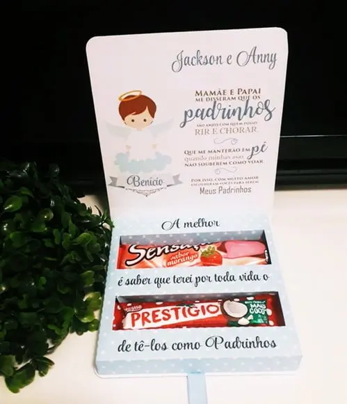 Arquivos de Corte Caixa Convite Padrinhos Batismo